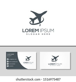 travel logo with business card