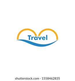 travel logo concept, design vector icon, holiday logo template