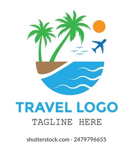 Travel logo - Concept - Vector design.