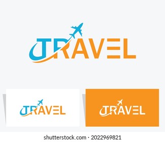 travel logo creative express transport business logo concept
