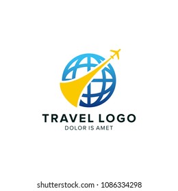 Travel Logo Design Template. Travel Agency Logo Template. Holiday Logo Design