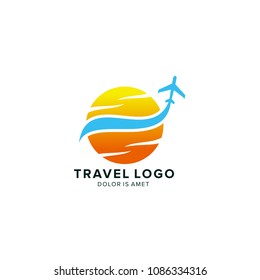 Travel Logo Design Template. Travel Agency Logo Template. Holiday Logo Design