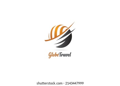 Travel Logo Design Template. Travel agency vector logo template. Holiday logo template.