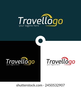 Travel logo design template for travel agency 