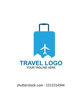 Travel Logo Design Template. Icon Plane Travel Vector