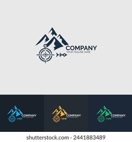 Travel logo design template for travel and tourism agency.