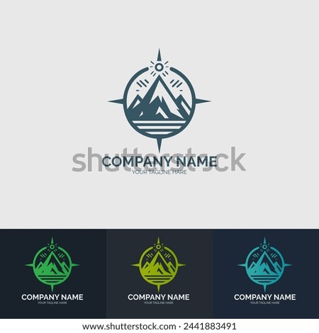Travel logo design template for travel and tourism agency.