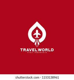 Travel logo design vector
