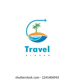 Travel Logo Design Vector