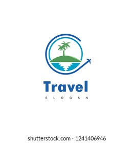 Travel Logo Design Vector