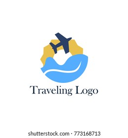 Travel Logo Design Vector