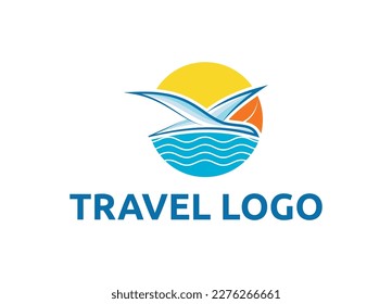 Travel Logo design, Vector Logo,Template Vector icon Illustration design