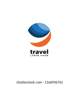 travel logo design vector template