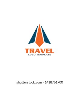 Travel logo design vector template