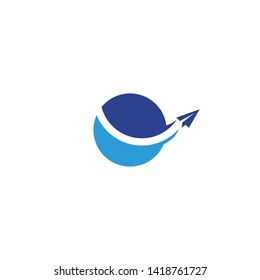 Travel logo design vector template