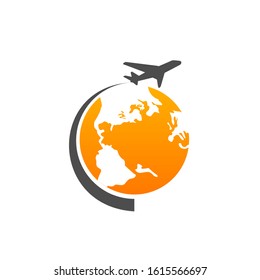 travel logo design vector template sign