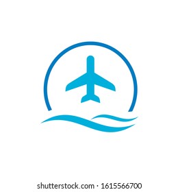 travel logo design vector template sign