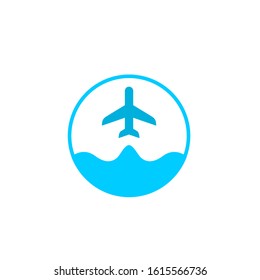 travel logo design vector template sign