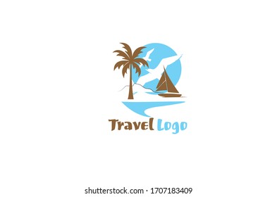Plantilla de vectores de diseño de logotipos de viajes