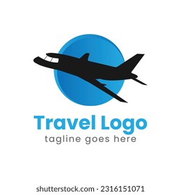 Travel logo design vector template illustration