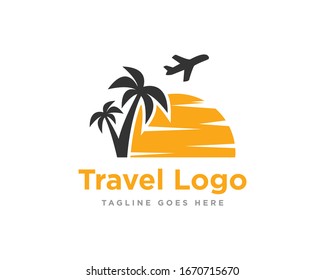 Travel Logo Icon Design Vector