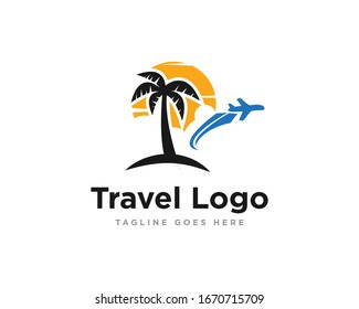 Travel Logo Icon Design Vector