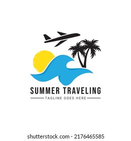 Travel logo icon vector design illustration.
