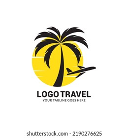 travel logo icon vector illustration