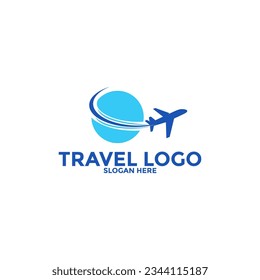 Travel logo icon vector, Simple Travel logo template