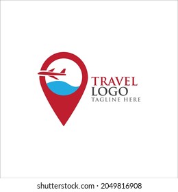 Travel logo icon vector template.