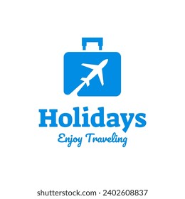 Travel logo icon vector template on white background