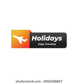 Travel logo icon vector template on white background