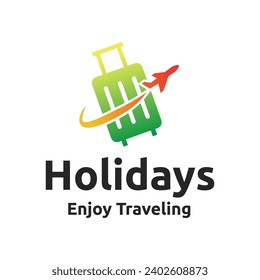 Travel logo icon vector template on white background