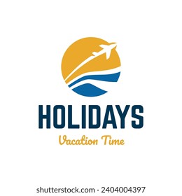Travel logo icon vector template on white background