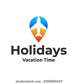 Travel logo icon vector template on white background