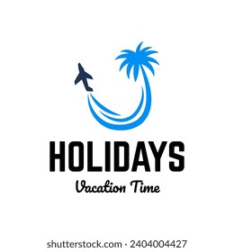 Travel logo icon vector template on white background