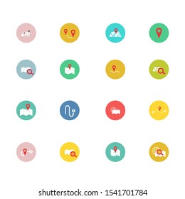 Travel logo. Pin logo. Location on map logo concept. Travel icon. Trip, Holiday logo. Location icon. Map location icon. Holiday icon. Universal creative premium sign symbol vector template