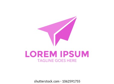 travel logo. plane. icon. vector illustration. minimalist