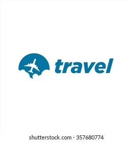 Travel logo template