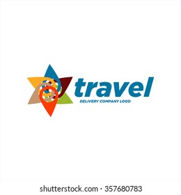 Travel logo template