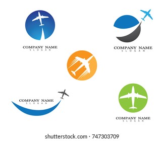 Travel logo template