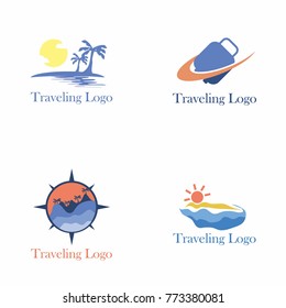 Travel logo template