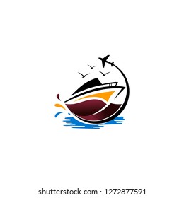 Travel logo template design