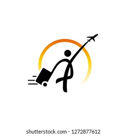 Travel logo template design