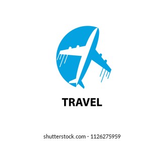 Travel logo template design vector