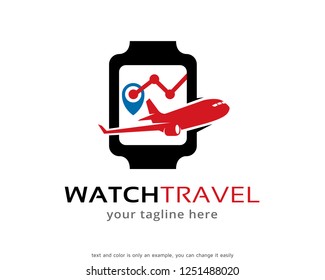 Travel Logo Template Design Vector, Emblem, Concept Design, Creative Symbol, Icon