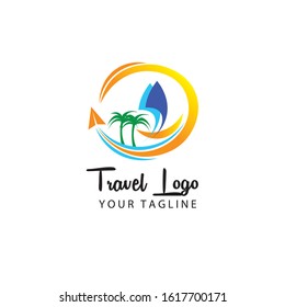 Travel Logo Template Design Vector