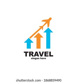 Design-Vektorgrafik für Travel-Logo
