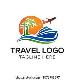 Travel logo Template, Holiday logo template