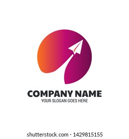 Travel Logo Template, holidays, tourism, and business trip company logo design